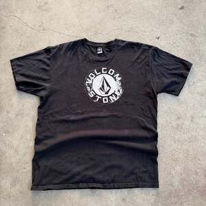 Volcom Stone Y2K  Logo Black Graphic T-Shirt Men's XL